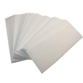 2Bag/200Pcs White Non-woven Epilation Paper Hair Removal Wax Cloth Strip Replacement for Women Leg Body Beauty Tool(7.87 inch x 2.75 inch)
