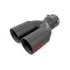 Rough Country Black Dual Exhaust Tip | 304 Stainless Steel