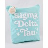 Sorority Shop Sigma Delta Tau Retro Pom Pom Tote Bag