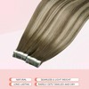 MEI YUAN LIN invisible tape in hair extensions human hair