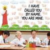 Christian Jesus Bulletin Board Set Religious Classroom Decorations I Have
