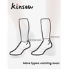 Kinsew No Show Socks Non Slip 9 Pack Foot Massage
