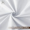 Rehan & Co Single Flat Sheet White 100% Egyptian Cotton