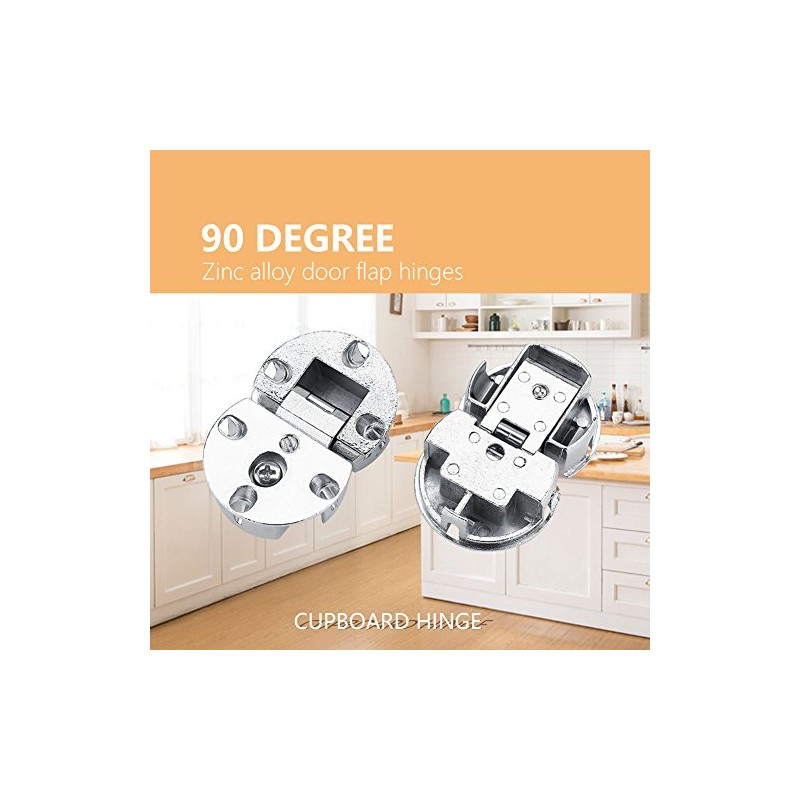Bisagra oculta para puerta de clóset de cocina, 90 grados,