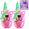 Unicorn Kids Walkie Talkies, Gifts for 3-12 Years Old Boys