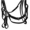 Aces Equine LEATHER ANATOMICAL HORSE BRIDLE DESIGNER PEARL BROWBAND WITH
