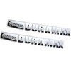 Duramax Badge Emblems 2-Piece in Chrome with Blue for 2007-2020
