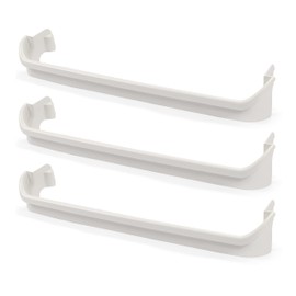 Kojem 2 x 240534901 & 1 x 240534701(Middle) Refrigerator Door Shelf Rack Bar Compatible with Frigidaire Kenmore Refrigerator Door Shelf Retainer Bar Replace for AP3214631 PS734936 948952 AP3214630