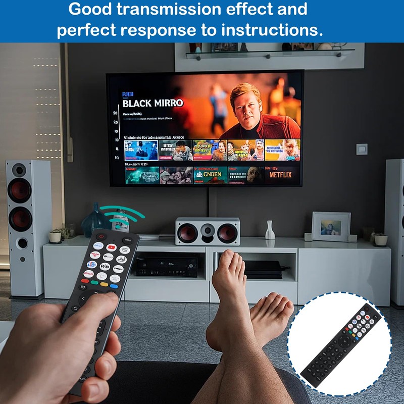 For Hisense Tv Remote Control,No Setup Required Universal Hisense Smart