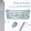 Wireless Keyboard and Mouse 2.4Ghz Connection Cute Keyboard Mouse Set