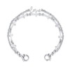 mnmoom lnterchangeable Medical Alert Bracelets-Stainless Steel Chain with lobster clasps-Just