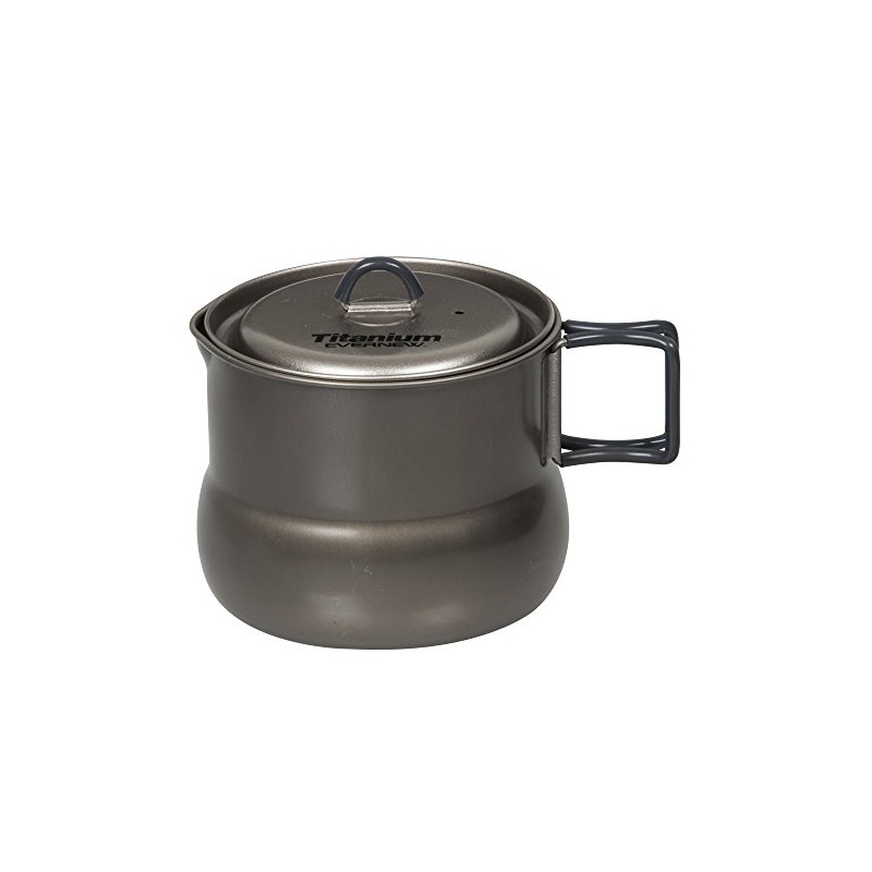 Evernew Titanium Pot, 800ml, Black