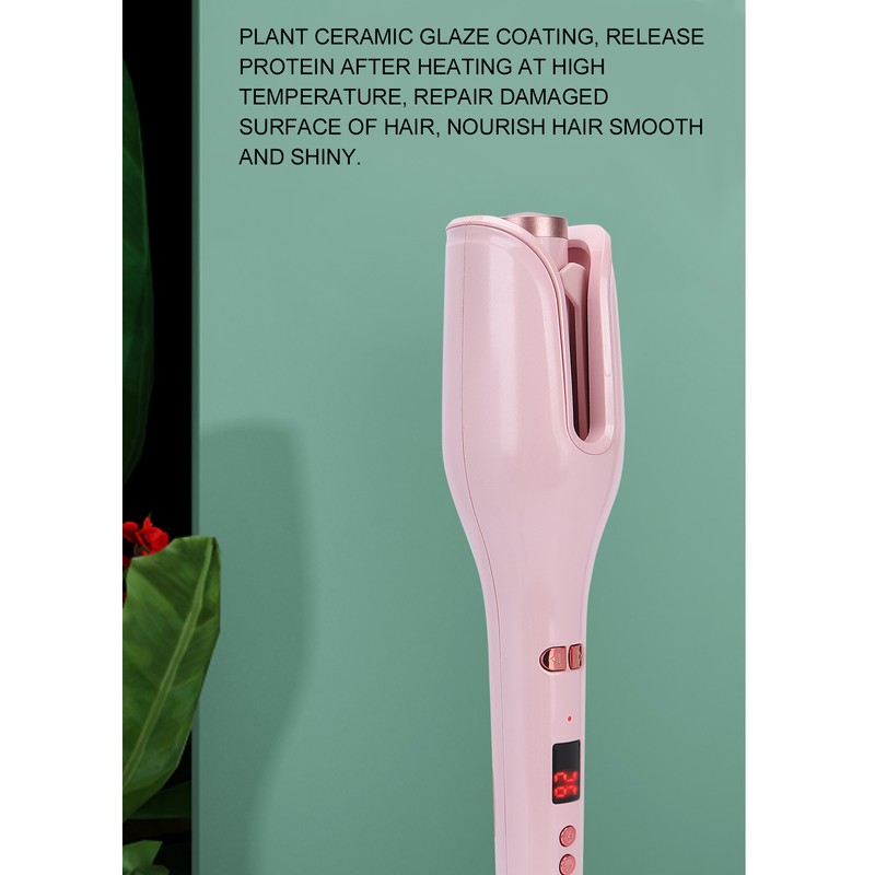 Automatic Rotating Barrel Hair Curler Rose Shape Portable Curling Iron