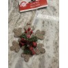 Christmas House Cardboard Christmas Star Ornament W/Berries