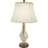 BLACK FOREST DECOR White Conch Shell Table Lamp