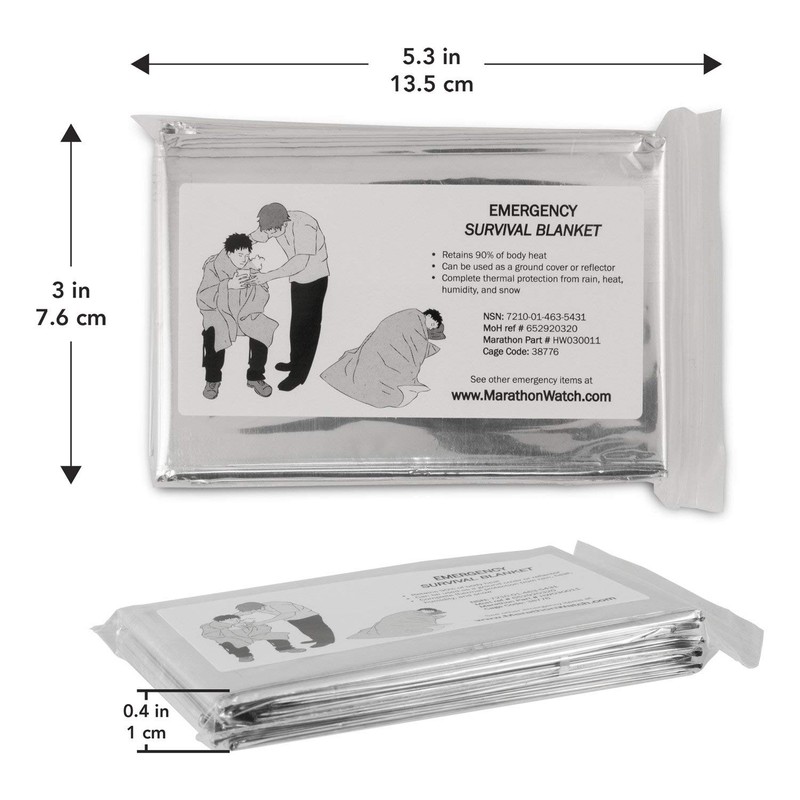 Sirius Survival Emergency Blankets - Thermal Solar Blankest - Survival