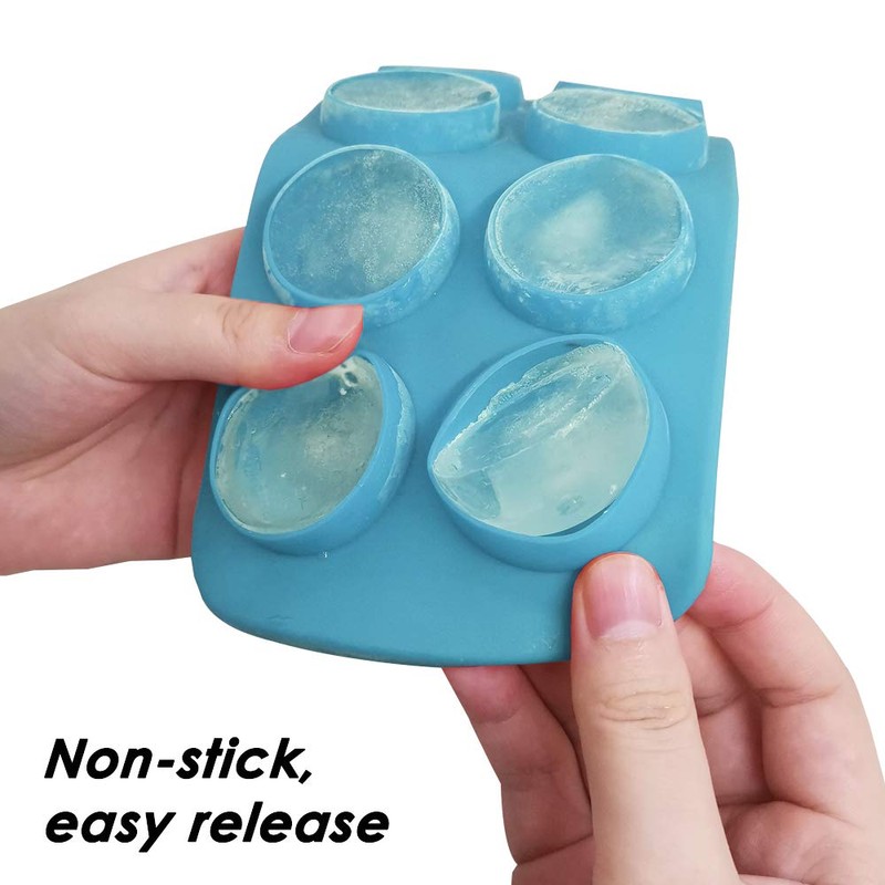 Set of 3, Silicone Chocolate Candy Molds, findTop Round Sphere