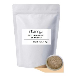 Naíma Psyllium Hulk Plantago Zaragatona Cascarilla Polvo 1 Kilo