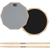 Donner Drum Practice Pad 8 Inches, Silent Practice Drum Pad