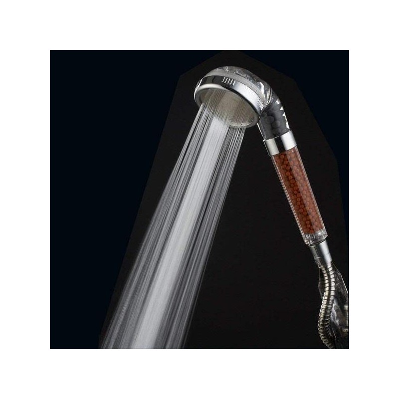 Mineral Stream Ionic Shower Head Full Kit with Replacement Beads