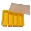 Silicone Standard Size Butter Mold Tray with Lid Buttermeister (Yellow)
