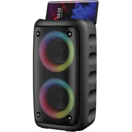 heysound 2 x 3-inch Portable Bluetooth Speaker, TWS, LED Lights, 10W Output Power