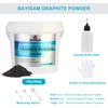 1LB Pure Graphite Powder,3000 Mesh Microfine Dry Graphite Lubricant Powder