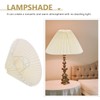 DOITOOL E27 Pleated Lamp Shade Table Lamps Chandelier Pendant Light