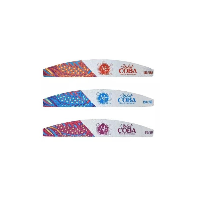 Limas Para Uñas Acrilicas Mc Nails, Set 3 Pzs