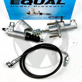 Exedy CMC & Slave Cylinder w Black Clutch Line Kit 02-06 Acura RSX RSX-S