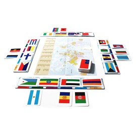 Tactic Flags of The World Family Card Game - Educational & Fun - Play & Learn About Flags, Nations & Geography