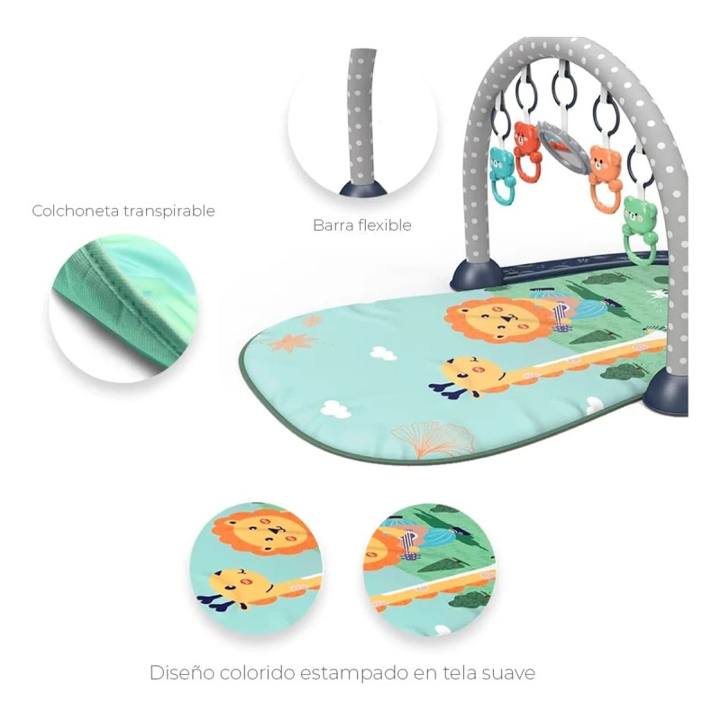 Gimnasio Para Bebés Con Piano Juguete Baby Gym Musical