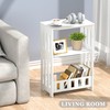 HAYOFAMY 3 Tier Side Table Night Stand, Narrow End Table