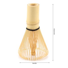 Matcha Green Tea Whisk Tea Whisk Chasen Preparing Matcha Powder Brush Tool Tea Traditional Scoop(100 Prongs)
