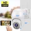 WiFi PTZ Cam 1080P Night Viewing Smart Track IP66 Waterproof