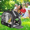 LMSNE Bird Carrier Backpack with Perch, Pet Travel Bag, Lightweight