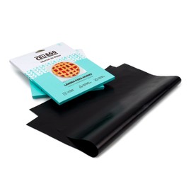 CELI&GO Oven Liner 2 Baking Mats Reusable Washable Non Stick PFOA Free Prevent Cross Contamination Size 33x40cm-0.08mm