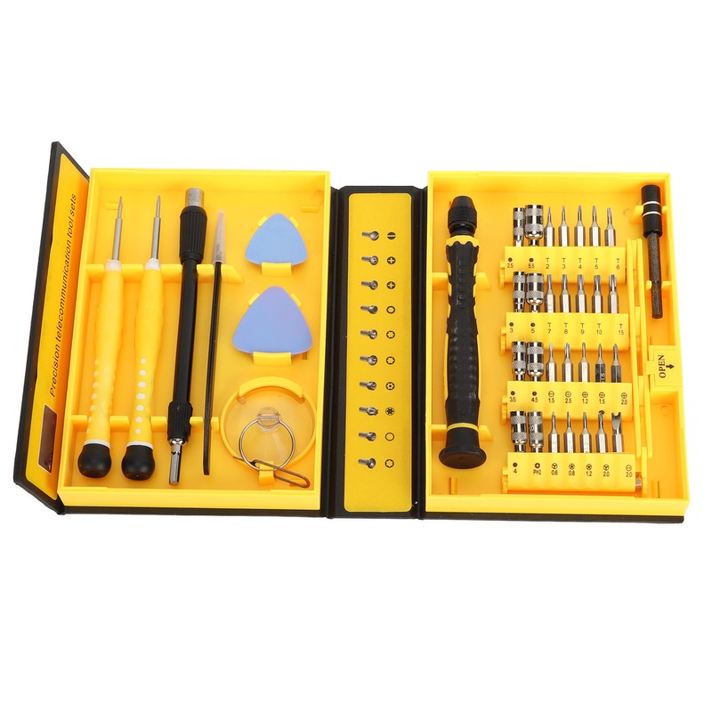 38 in 1 White Bit Screwdriver Socket Set High Hardness