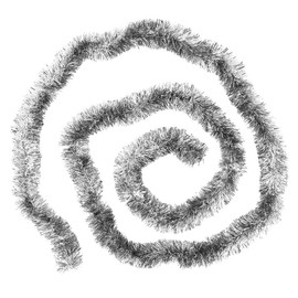 Ideen mit Herz Tinsel Garland Deluxe | Two Colours | Diameter 4 cm | 2 m Long | Fir Garland | Decorative Garland | Christmas Garland | Party Decoration