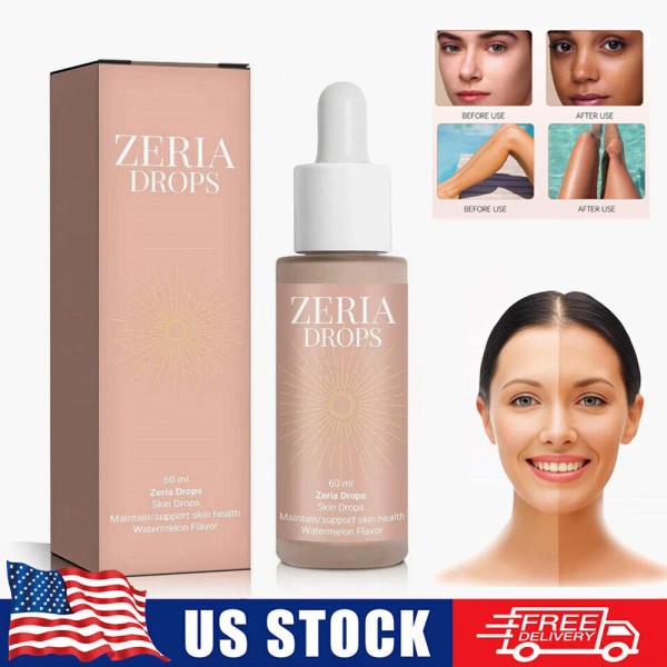 Unbranded Zeria Drops Sunless Tanning Drops Natural Boost Melanin Enhancing