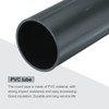 MECCANIXITY 3 Inch PVC Rigid Tube Round Pipe Tubing Hardware
