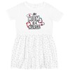 inktastic My Mom is a Nurse Toddler Dress 3T White