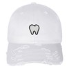 JPAK Dentist Tooth Vintage Dad Hat Frayed Embroidered Cap Dental