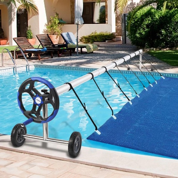 18 FT Pool Cover Reel Aluminum Solar Swimming Inground Cover