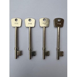 4 x Radar Keys for UK Disabled Toilets Standard Size fits Easily on Key Rings in Purses and Wallets, Pockets