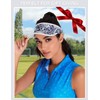 Soneven Womens Golf Visor Adjustable Lightweight Running Cap Print Tennis