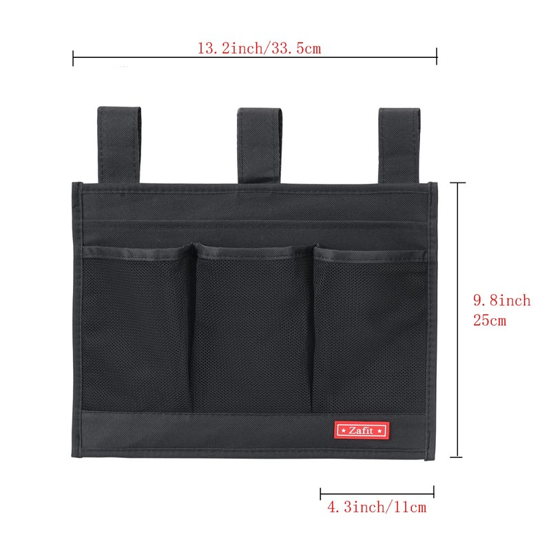 Zafit Hanging Bedside Caddy, Bedside Storage Organizer for Magazine, Phone,