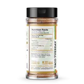 Underground Bio Labs | Prep By Jefe Premium Seasoning | Low Sugar/Sodium | MSG/Gluten Free | 7 Mouthwatering Flavors (5oz) (Taco Tuesday)