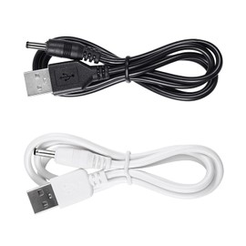 Charger Cable Replacement for Fairywill/Dnsly/Initio/Vekkia Electric Toothbrush, USB Charging Cord 3 ft (2-Pack)