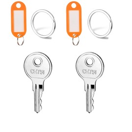 Universal CH751 Replacement Keys, 5 Pcs RV Keys CH751 Key, for Camper Door, Rv Storage Locks, Campers Storage Cabinets, Door Lock T-Handles, Locks Carts Shells, Tool Boxes